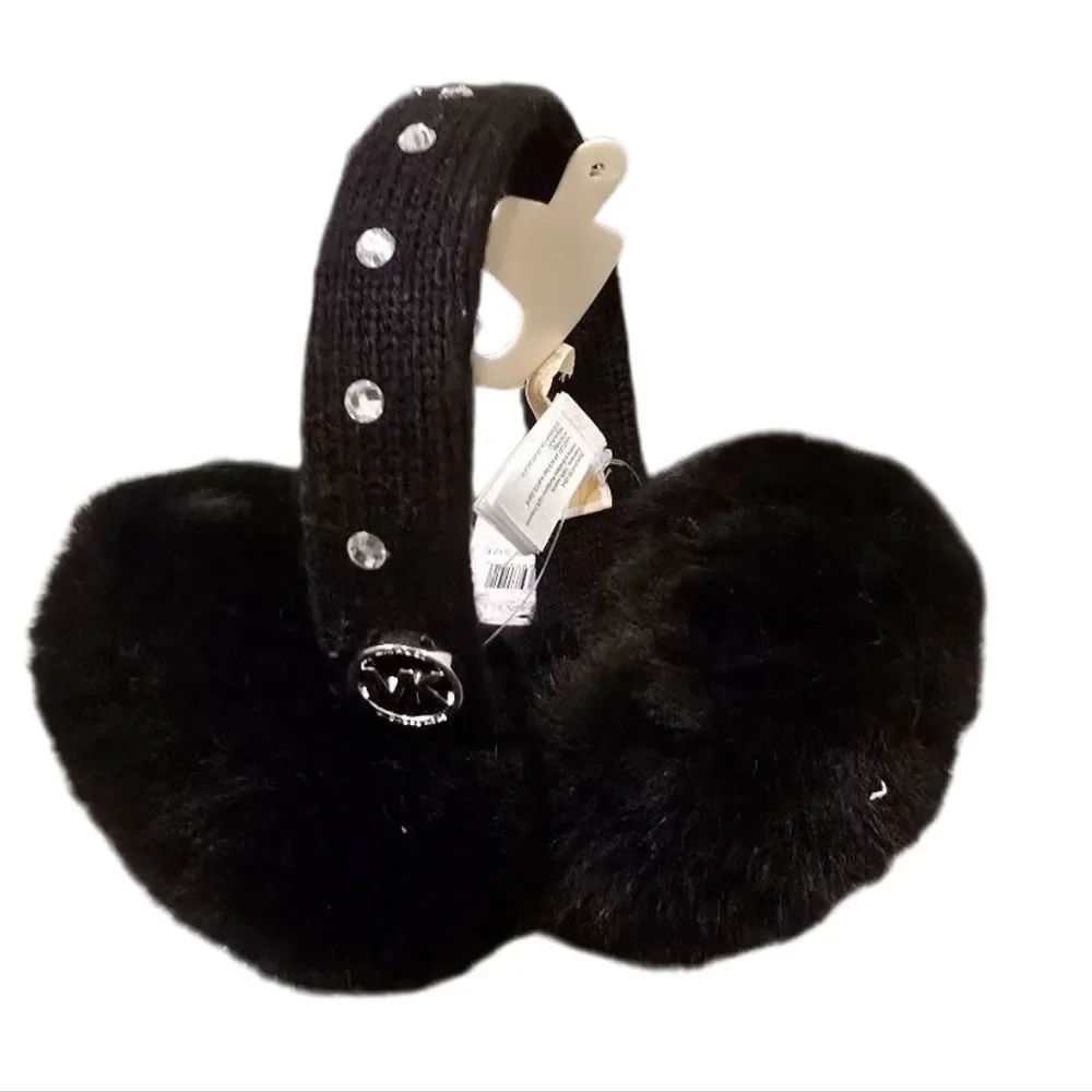 Michael‎ Kors Studded Band Fur Ear Muffs